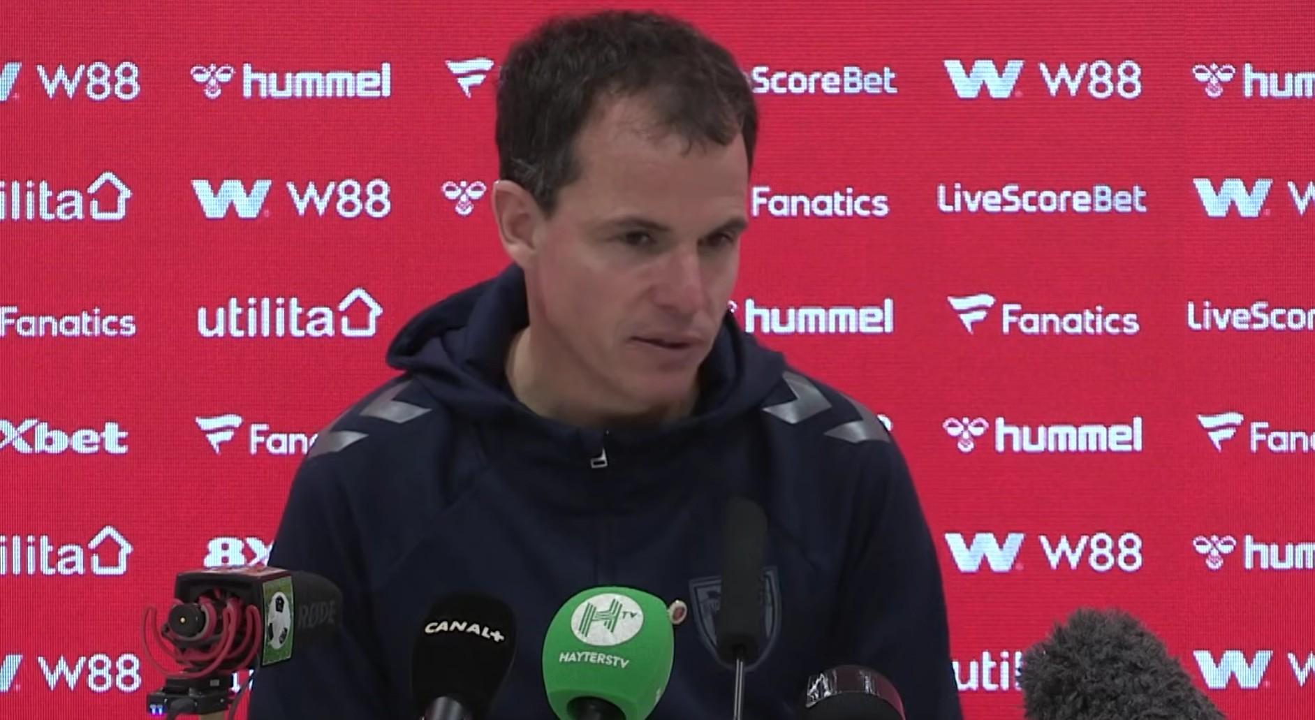 开云入口-桑德兰主帅勒布里斯：扎卡因脚踝受伤缺战阿森纳